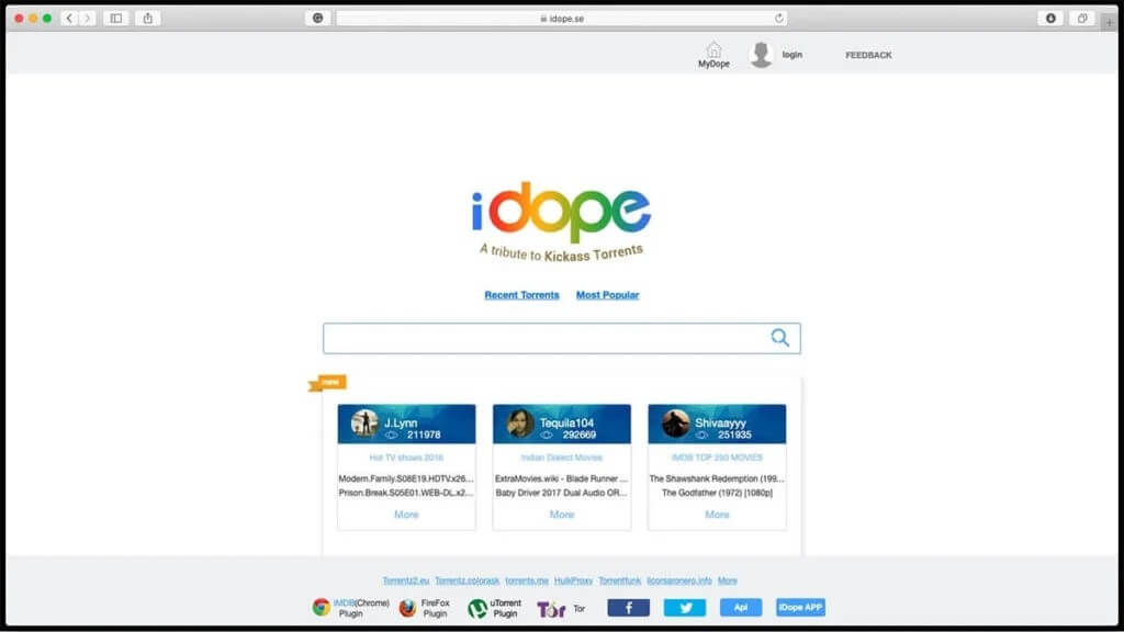 iDope-1024x576-1 أفضل 20 محرك بحث لـ Torrent لا يزال يعمل عام 2021