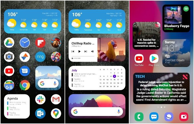 iOS-14-widgets-KWGT-Android كيفية الحصول على ويدجت iPhone على شاشة Android الرئيسية
