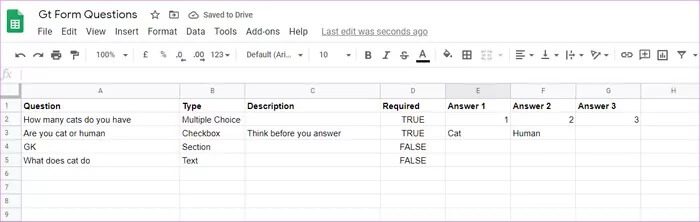 import-questions-to-from-google-sheets-to-google-forms-18_935adec67b324b146ff212ec4c69054f أفضل طريقتين لاستيراد الأسئلة إلى Google Forms من Google Sheets