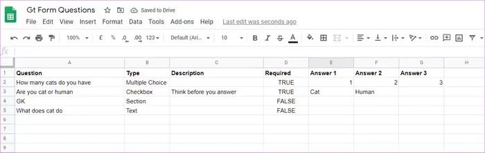 أفضل طريقتين لاستيراد الأسئلة إلى Google Forms من Google Sheets - %categories