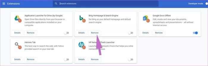 remove-chrome-extensions_2020-09-30-164155_935adec67b324b146ff212ec4c69054f أفضل 9 طرق لإصلاح خطأ Chrome لا يمكن الوصول إلى هذا الموقع