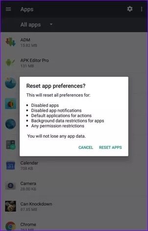 reset-app-preferences-android-16_4d470f76dc99e18ad75087b1b8410ea9 ماذا تعني إعادة تعيين تفضيلات التطبيق على نظام Android؟ وكيف نفعل ذلك