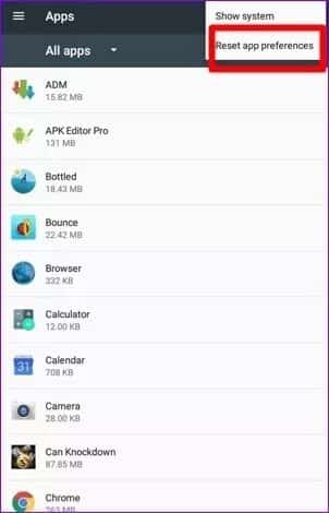 ماذا تعني إعادة تعيين تفضيلات التطبيق على نظام Android؟ وكيف نفعل ذلك - %categories