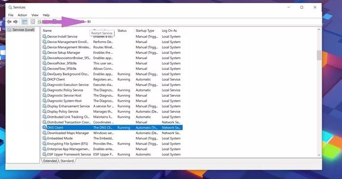 reset-dns-client_935adec67b324b146ff212ec4c69054f أفضل 9 طرق لإصلاح خطأ Chrome لا يمكن الوصول إلى هذا الموقع