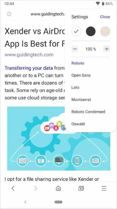 samsung-reader-mode-2_40dd5eab97016030a3870d712fd9ef0f Samsung Internet مقابل Microsoft Edge: أي متصفح أفضل على Android