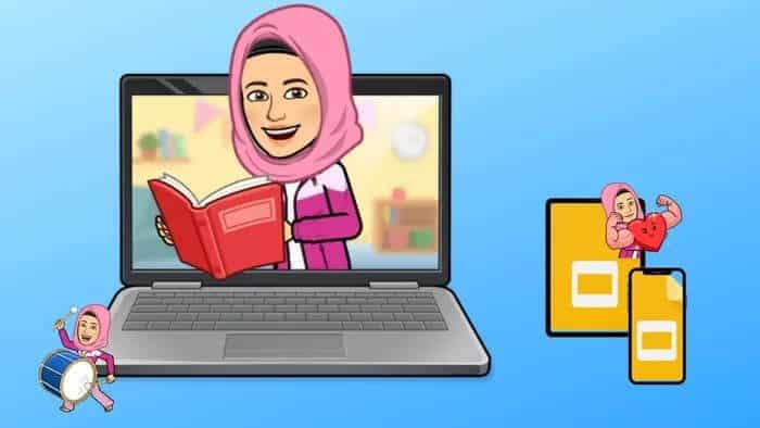 use-bitmoji-in-google-slides-on-iphone-laptop-android-fr_935adec67b324b146ff212ec4c69054f كيفية إضافة Bitmoji إلى Google Slides على الهاتف المحمول والحاسوب