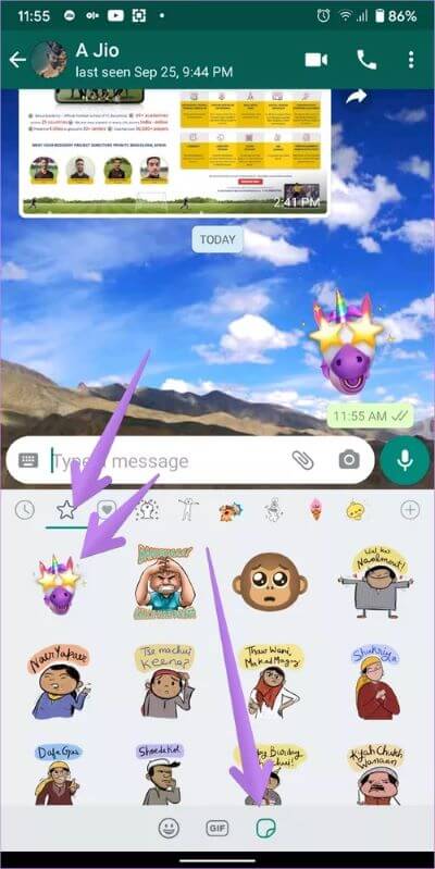 use-imessage-memoji-sticker-in-whatsapp-telegram-facebook-16_40dd5eab97016030a3870d712fd9ef0f كيفية استخدام ملصقات iMessage (Memoji) في WhatsApp والتطبيقات الأخرى
