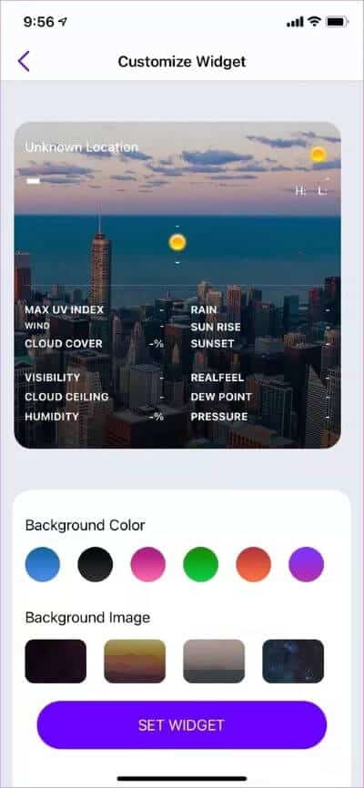 weather-widget-customiization_40dd5eab97016030a3870d712fd9ef0f أفضل 6 تطبيقات ويدجت الطقس للـ iPhone