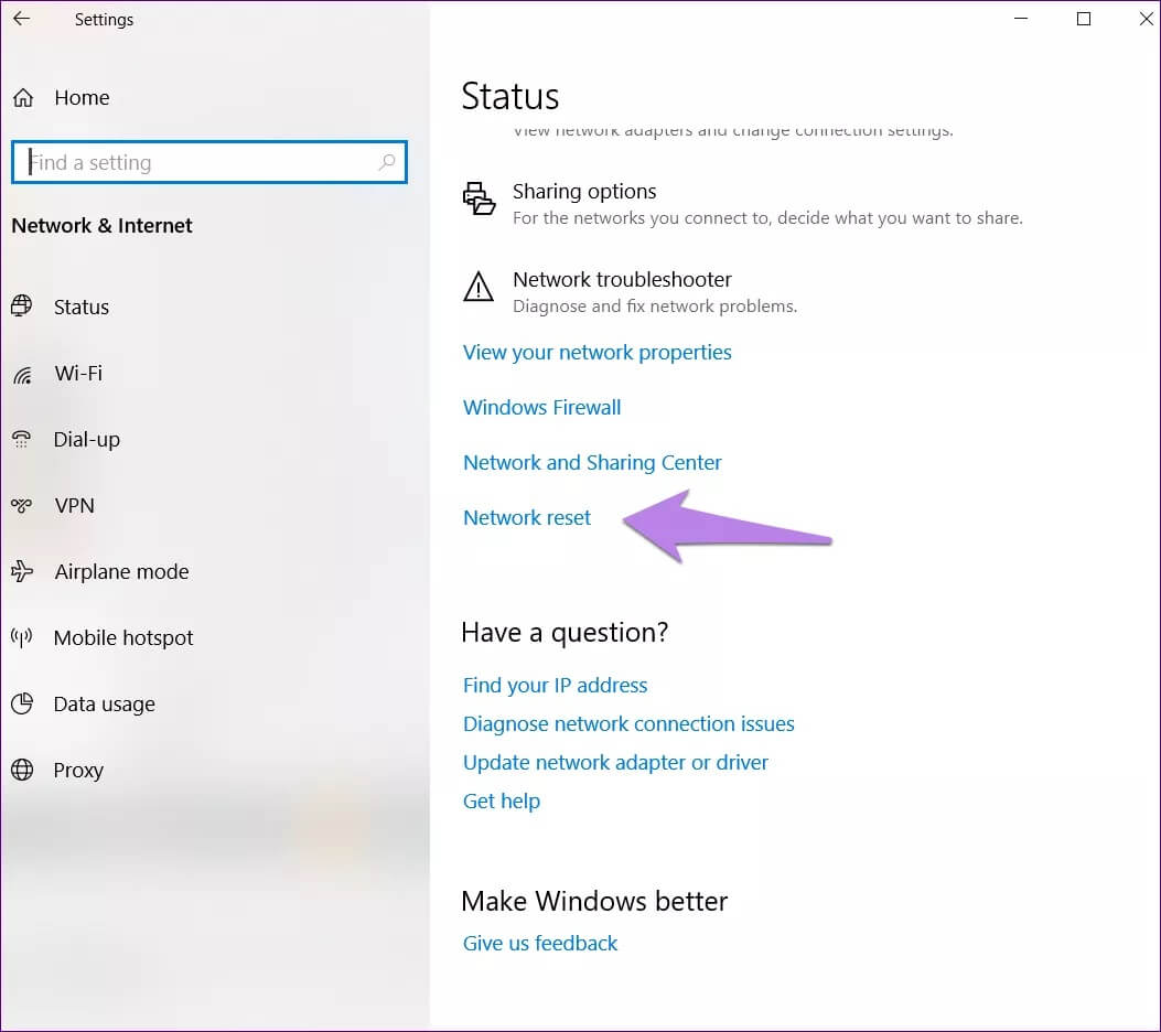 windows-10-airplane-mode-stuck-2_4d470f76dc99e18ad75087b1b8410ea9 أفضل 13 طريقة لإصلاح مشكلة فقدان محول شبكة Windows 10