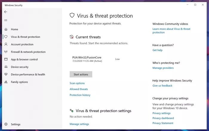 windows-defender_935adec67b324b146ff212ec4c69054f أفضل 9 طرق لإصلاح خطأ Chrome لا يمكن الوصول إلى هذا الموقع