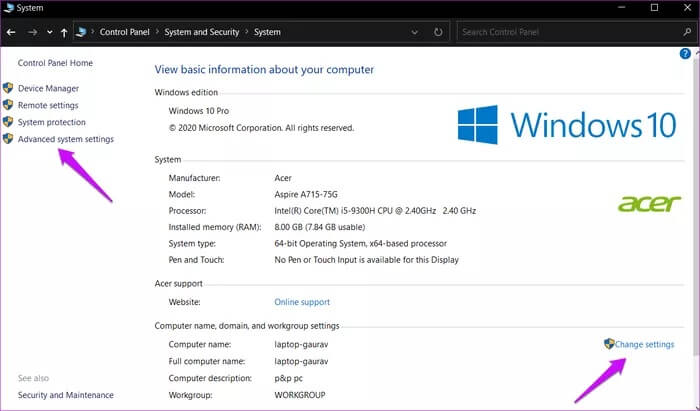 Change-Computer-Name-in-Windows-10-4_935adec67b324b146ff212ec4c69054f أفضل 4 طرق لتغيير اسم الكمبيوتر في Windows 10