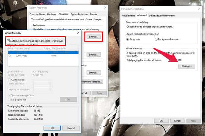 Change-Paging-Size-in-WIndows-10-to-Fix-ISDONE-DLL-and-UNARC-DLL-Error كيفية إصلاح خطأ ISDone.dll أو خطأ Unarc.dll على Windows 10