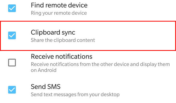 Clipboard-Sync-in-KDE-Connect-Android-to-Copy-Text-from-Android-to-PC كيفية نسخ النص والرموز التعبيرية وعنوان URL من Android إلى جهاز الكمبيوتر