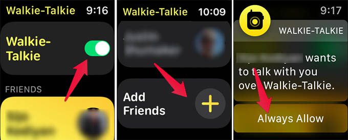 كيفية استخدام Walkie-Talkie من Apple Watch للتحدث مع أصدقائك - %categories