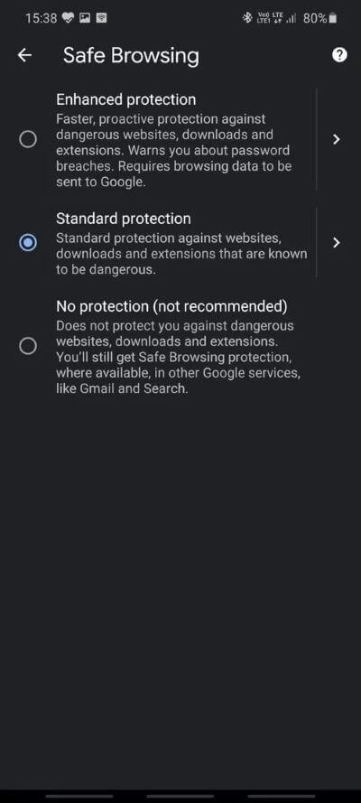 Enable-Enhanced-Safe-Browsing-in-Chrome-Android-10_40dd5eab97016030a3870d712fd9ef0f كيفية تمكين التصفح الآمن المحسن في Chrome لنظام Android