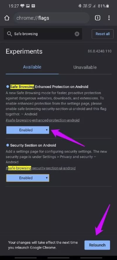 كيفية تمكين التصفح الآمن المحسن في Chrome لنظام Android - %categories