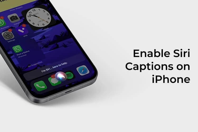 Enable-Siri-Captions-on-iPhone-F كيفية تمكين التسميات التوضيحية لـ Siri على iPhone