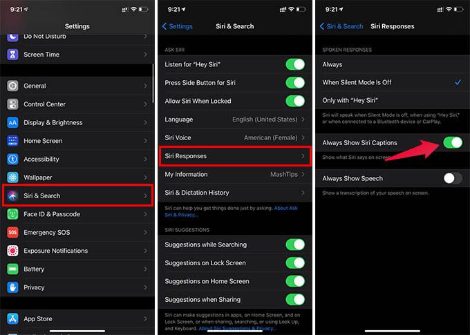 Enable-Siri-Captions-on-iPhone كيفية تمكين التسميات التوضيحية لـ Siri على iPhone