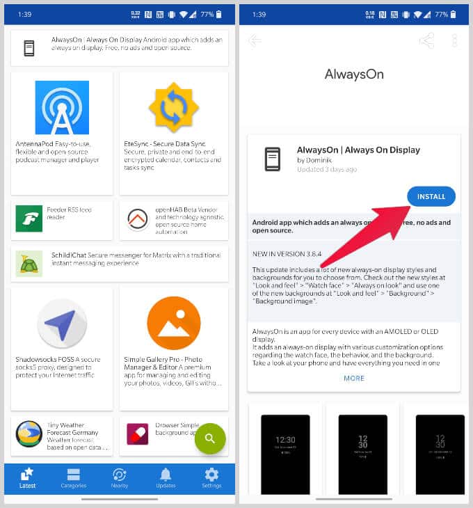 F-Droid-App-Store كيفية تثبيت متجر تطبيقات App Stores البديلة على Android