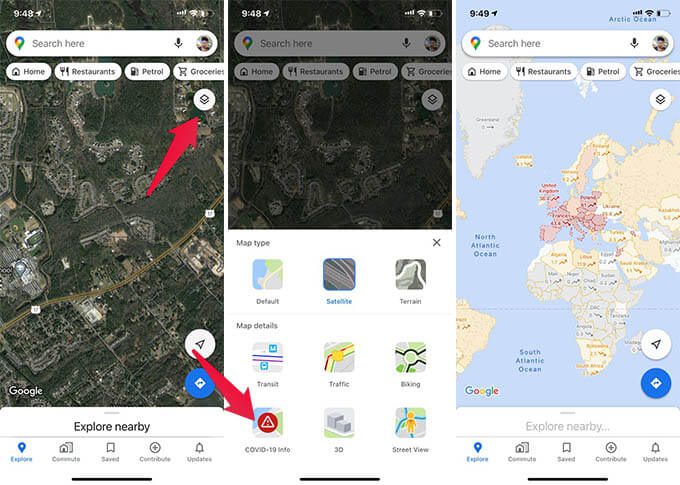 كيفية الحصول على حالة COVID-19 لمكان ما على Google Maps قبل السفر - %categories