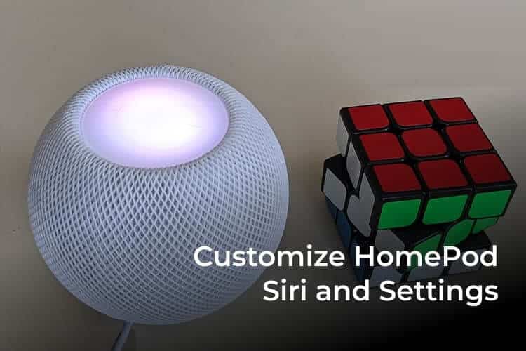 كيفية تخصيص إعدادات HomePod Siri - %categories