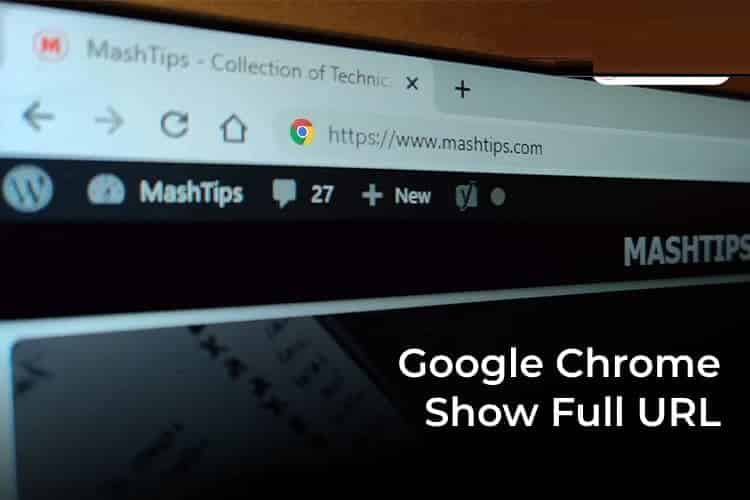 كيفية جعل Google Chrome يظهر دائمًا عنوان URL الكامل - %categories