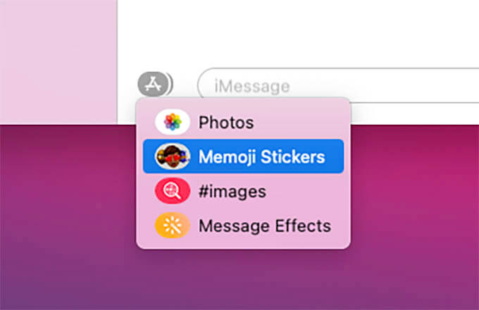 Memoji-Stickers-on-Mac-Messages-App كيفية الحصول على ملصقات Memoji وإنشائها على جهاز Mac