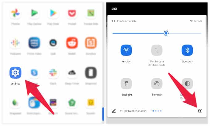 Open-Settings-on-Pixel كيفية إعادة ضبط إعدادات الشبكة على Google Pixel