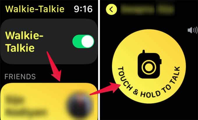 Talk-Using-Apple-Watch-Walkie-Talkie كيفية استخدام Walkie-Talkie من Apple Watch للتحدث مع أصدقائك