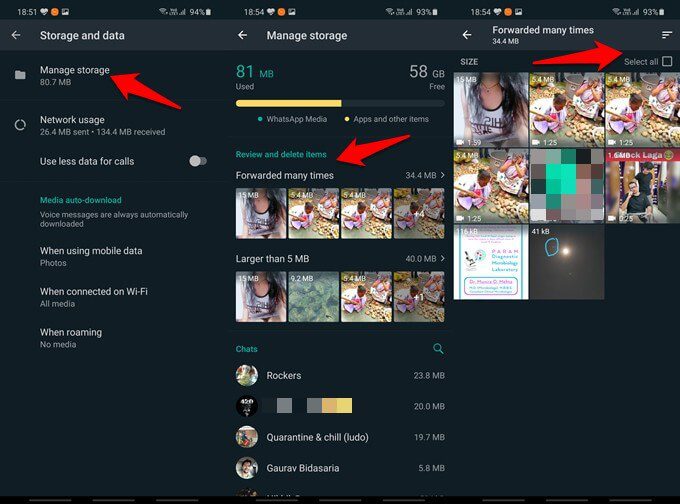 Use-WhatsApp-Storage-Management-Tool-2 كيفية استخدام أداة إدارة تخزين WhatsApp لتحرير مساحة على هاتفك