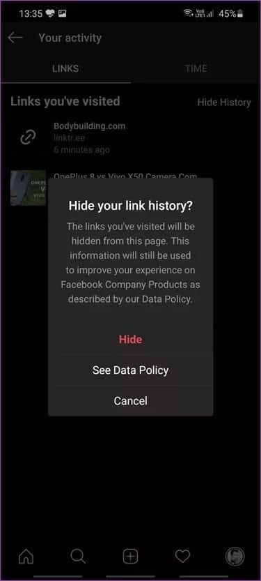 View-All-Websites-You-Have-Visited-on-Instagram-5_935adec67b324b146ff212ec4c69054f كيفية عرض جميع مواقع الويب التي قمت بزيارتها على Instagram