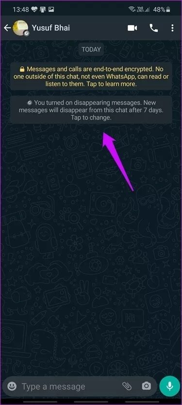 WhatsApp-Disappearing-Messages-vs-Telegram-Secret-Chat-5_4d470f76dc99e18ad75087b1b8410ea9 الرسائل ذاتية الاختفاء WhatsApp مقابل المحادثات السرية Telegram: أيهما أكثر أمانًا وخصوصية
