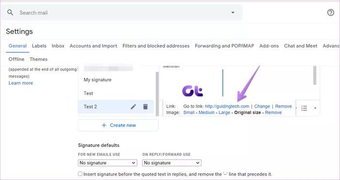 كيفية إضافة أو إزالة رابط من صورة في توقيع Gmail - %categories