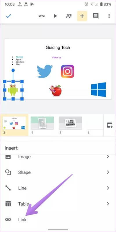 add-links-to-google-slides-20_40dd5eab97016030a3870d712fd9ef0f دليل كامل لإضافة الارتباطات التشعبية في Google Slides على الهاتف المحمول والكمبيوتر