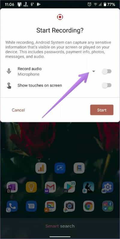 android-11-screen-recorder-not-showing-up-10_40dd5eab97016030a3870d712fd9ef0f أفضل 5 إصلاحات لعدم ظهور مسجل شاشة على Android 11
