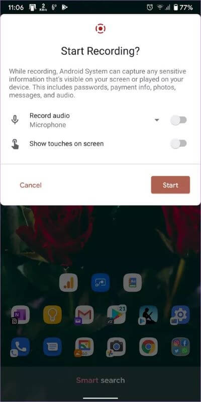 android-11-screen-recorder-not-showing-up-9_40dd5eab97016030a3870d712fd9ef0f أفضل 5 إصلاحات لعدم ظهور مسجل شاشة على Android 11