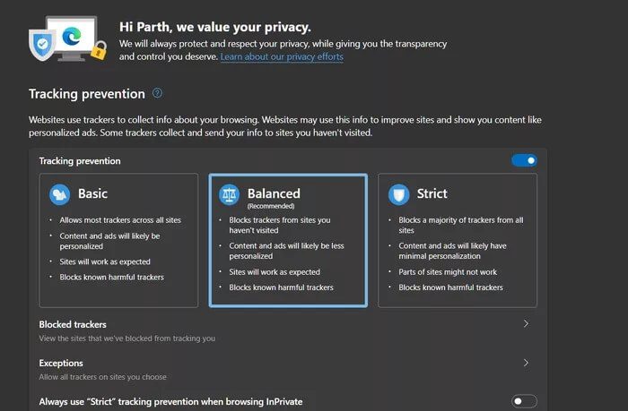 balanced-approach_935adec67b324b146ff212ec4c69054f أفضل 7 طرق لإصلاح عدم استجابة Microsoft Edge على Windows 10