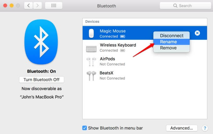 كيفية تغيير اسم Bluetooth لأي جهاز - Android و iPhone و Windows و Mac - %categories