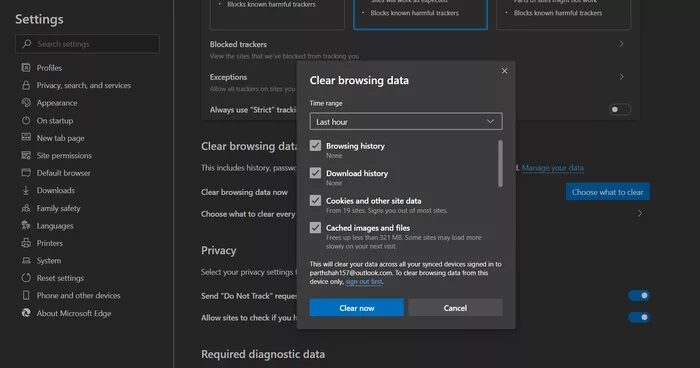 clear-cache-in-microsoft-edge_935adec67b324b146ff212ec4c69054f أفضل 7 طرق لإصلاح عدم استجابة Microsoft Edge على Windows 10