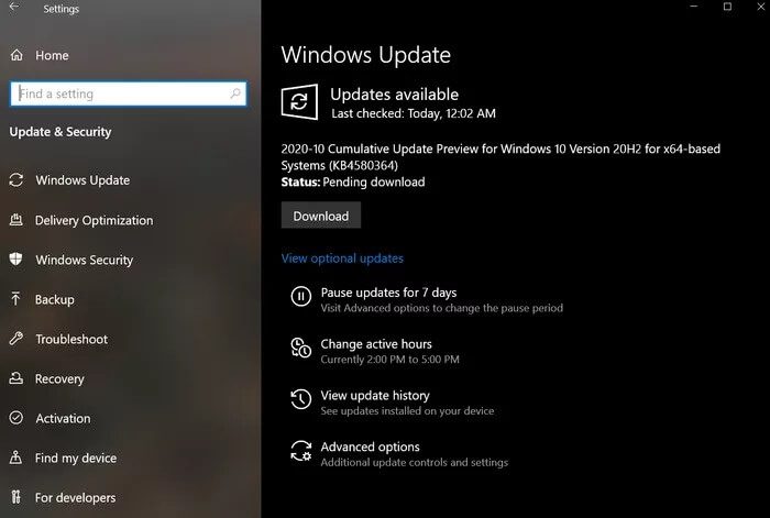 download-windows-update_935adec67b324b146ff212ec4c69054f أفضل 7 طرق لإصلاح عدم استجابة Microsoft Edge على Windows 10