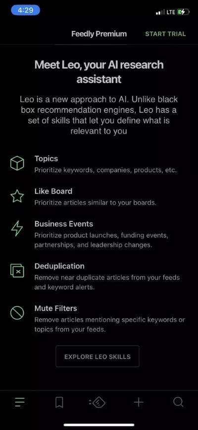feedly-features_40dd5eab97016030a3870d712fd9ef0f أفضل 5 تطبيقات قارئ RSS لـ iPhone
