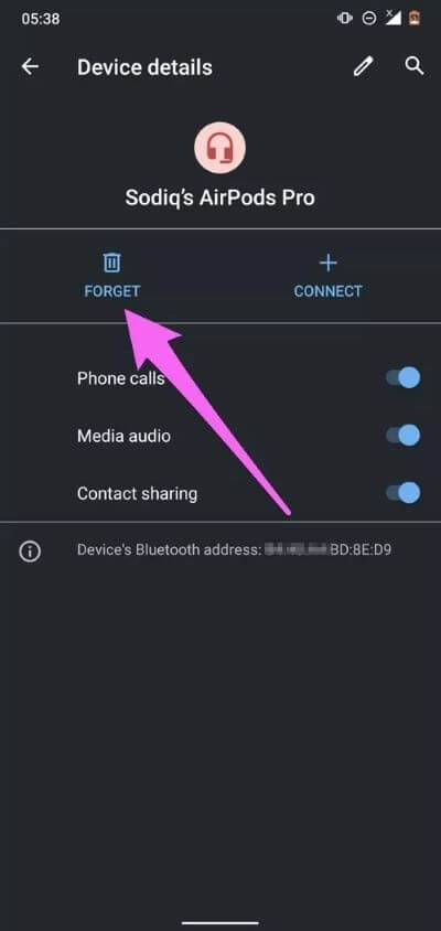 fix-android-not-connecting-bluetooth-devices-04_40dd5eab97016030a3870d712fd9ef0f أفضل 6 إصلاحات لنظام Android لا يتصل بأجهزة Bluetooth