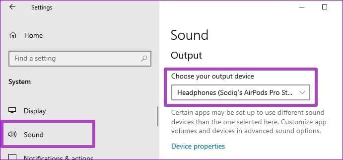 fix-bluetooth-headphones-connected-paired-no-sound-windows-10-14_4d470f76dc99e18ad75087b1b8410ea9 أفضل 5 طرق لإصلاح سماعات Blue­tooth متصلة ولكن لا يوجد صوت على Windows 10