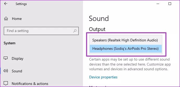 fix-bluetooth-headphones-connected-paired-no-sound-windows-10-15_4d470f76dc99e18ad75087b1b8410ea9 أفضل 5 طرق لإصلاح سماعات Blue­tooth متصلة ولكن لا يوجد صوت على Windows 10