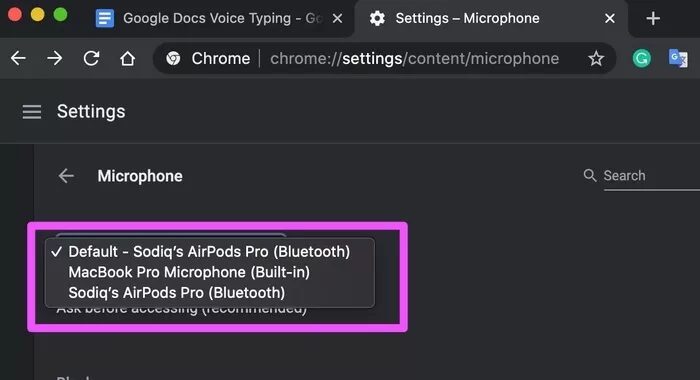 fix-google-docs-voice-typing-not-working-12_935adec67b324b146ff212ec4c69054f أفضل 4 طرق لإصلاح عدم عمل الكتابة الصوتية لـ Google Docs