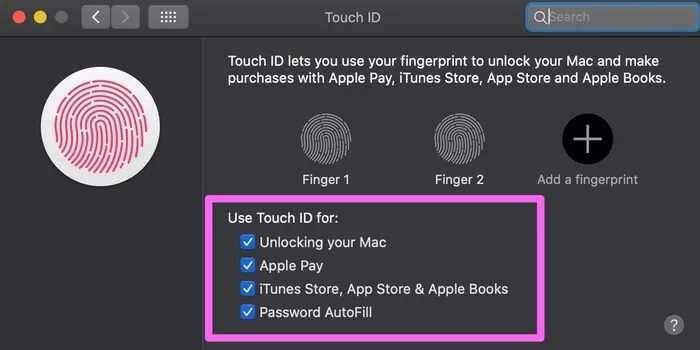 دليل لإصلاح عدم عمل معرف اللمس Touch ID على MacBook - %categories