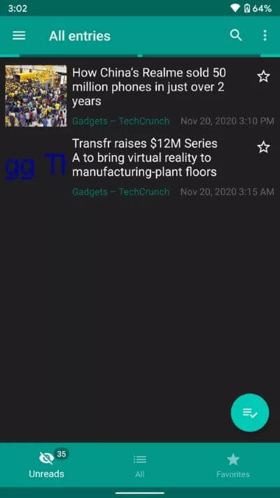 flym-main-menu_40dd5eab97016030a3870d712fd9ef0f أفضل 5 تطبيقات قارئ RSS لنظام Android