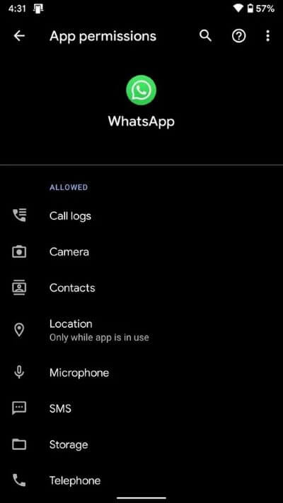 givee-storage-permission_40dd5eab97016030a3870d712fd9ef0f أفضل 10 طرق لإصلاح عدم تنزيل WhatsApp للوسائط على iOS و Android