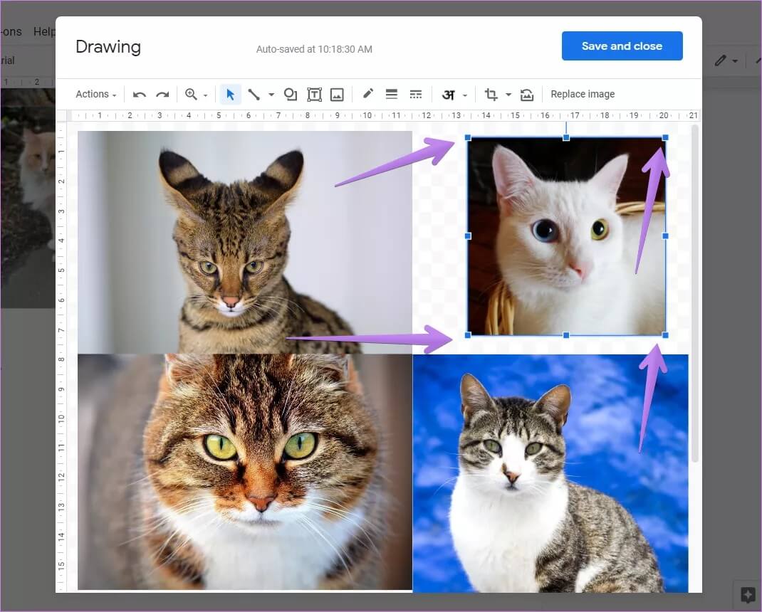 how-to-create-collage-in-google-docs-5_4d470f76dc99e18ad75087b1b8410ea9 أفضل طريقتين لإنشاء صورة مجمعة في Google Docs