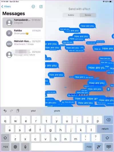 أفضل 7 حيل في iMessage مثل Pew Pew لإضافة تأثيرات خاصة - %categories